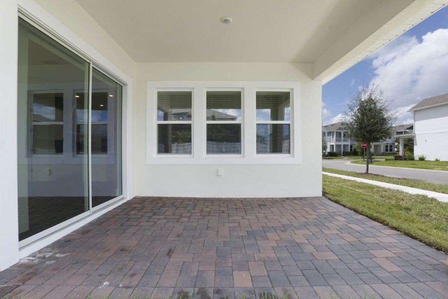Representative exterior details of a home built from the Hemingway by Rockwell Homes in Northlake at Ovation, Winter Garden (Image 3). Representative exterior details of a home built from the Hemingway by Rockwell Homes in Northlake at Ovation, Winter Garden (Image 3).