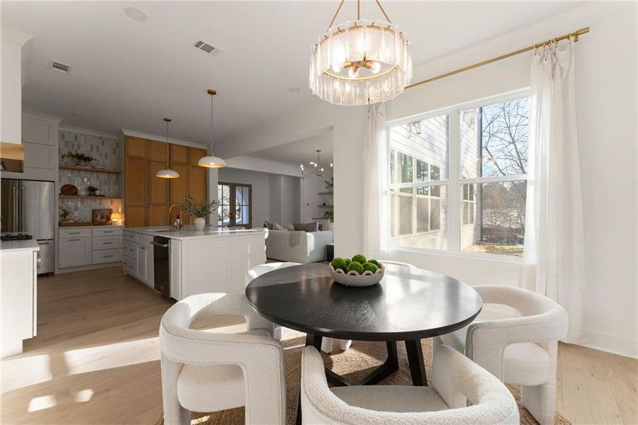 Furnished interior view inside a new home in , Cumming (Image 11). Furnished interior view inside a new home in , Cumming (Image 11).