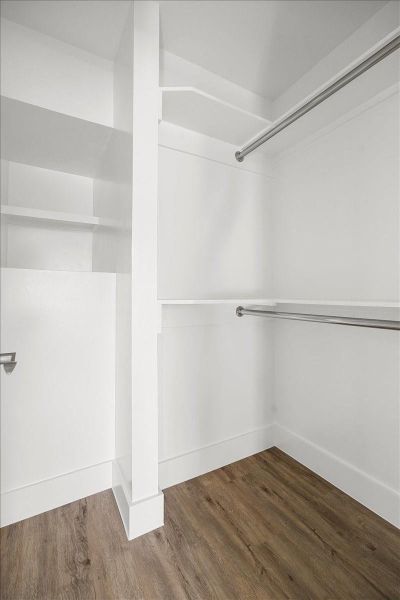 Custom walk-in closet