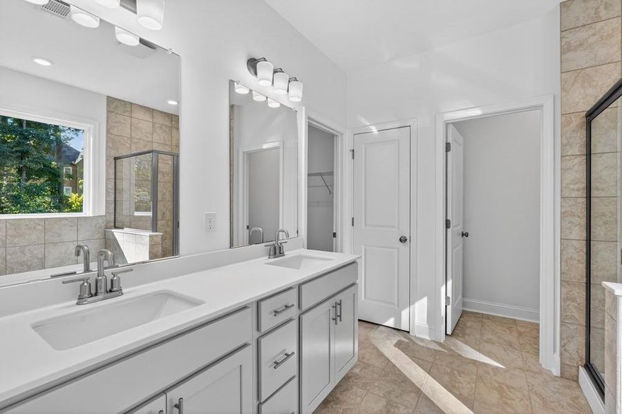 Furnished interior view inside a new home in Bailey Fence, Dacula (Image 16).