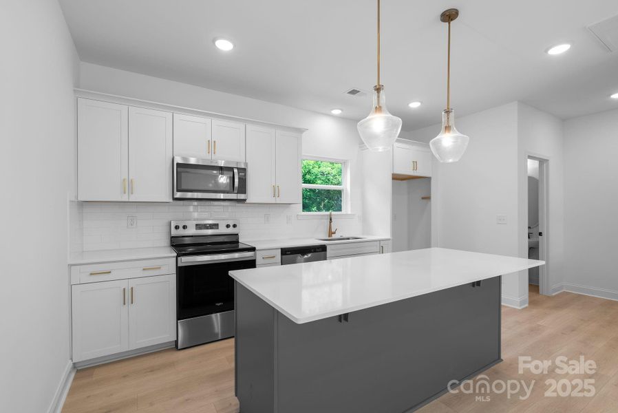 Furnished interior view inside a new home in , Asheville (Image 5).