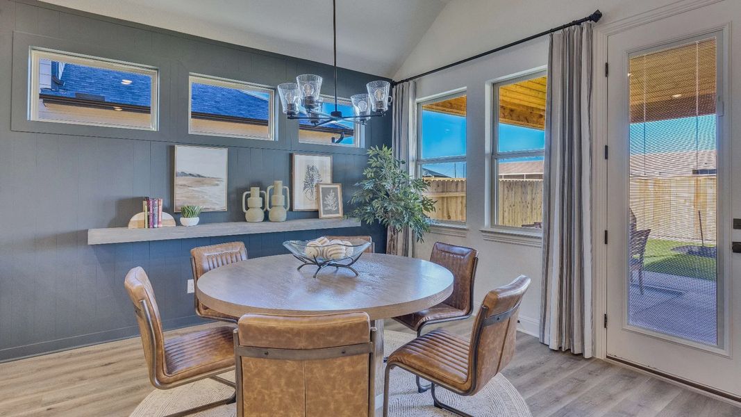 Furnished interior view inside a new home in Sunfield, Buda (Image 9).