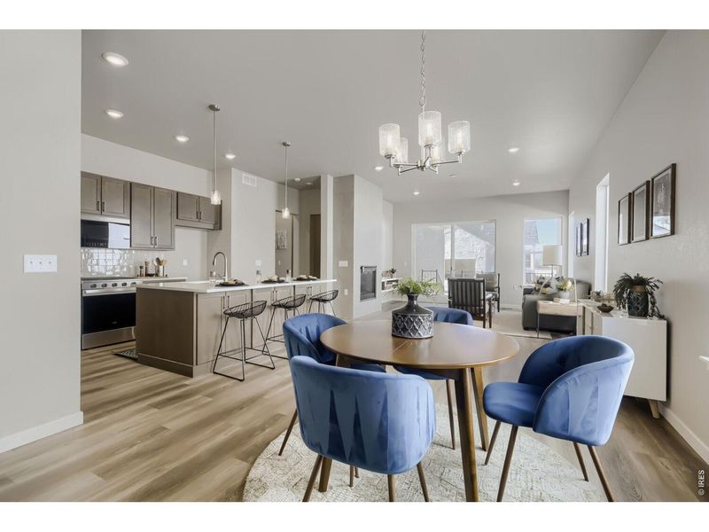 Furnished interior view inside a new home in , Fort Collins (Image 7).