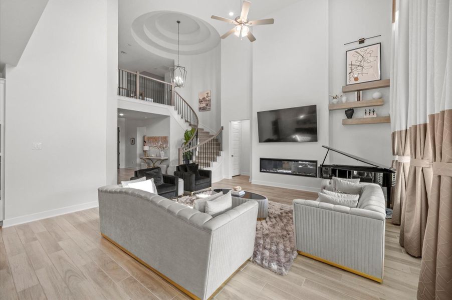 Furnished interior view inside a new home in McCrary Meadows, Richmond (Image 25).