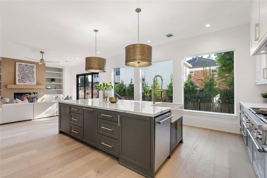 Furnished interior view inside a new home in , Houston (Image 17). Furnished interior view inside a new home in , Houston (Image 17).