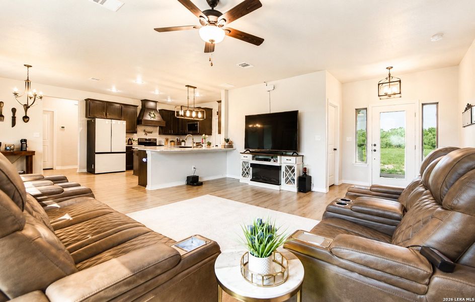 Furnished interior view inside a new home in , Devine (Image 11).