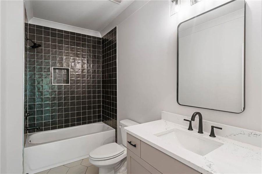 Furnished interior view inside a new home in , Marietta (Image 48).