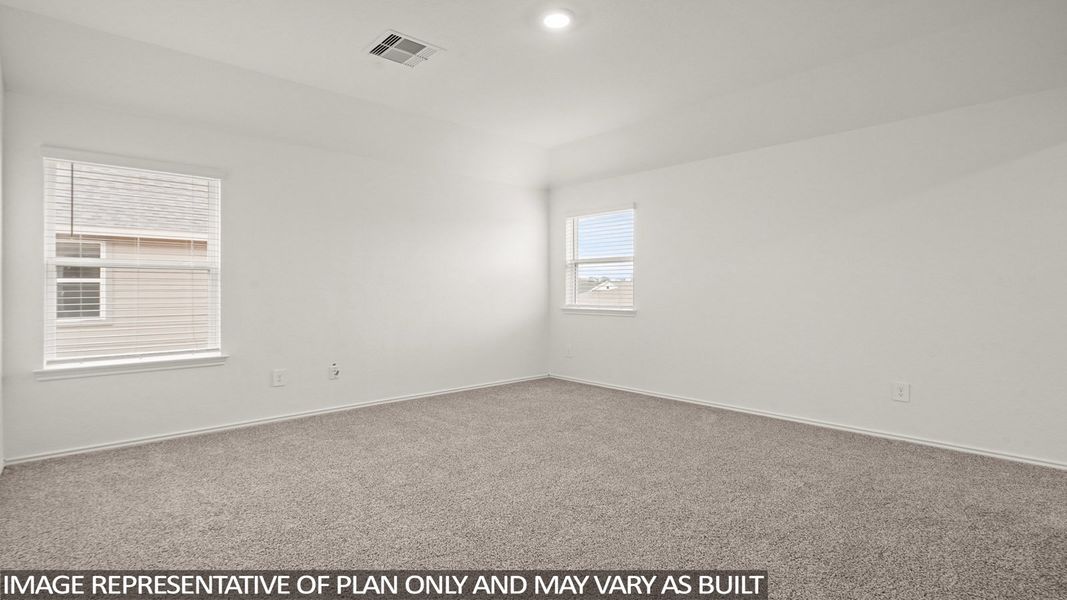 Spacious, unfurnished interior of a new home in Cypress Green, Tomball (Image 29).