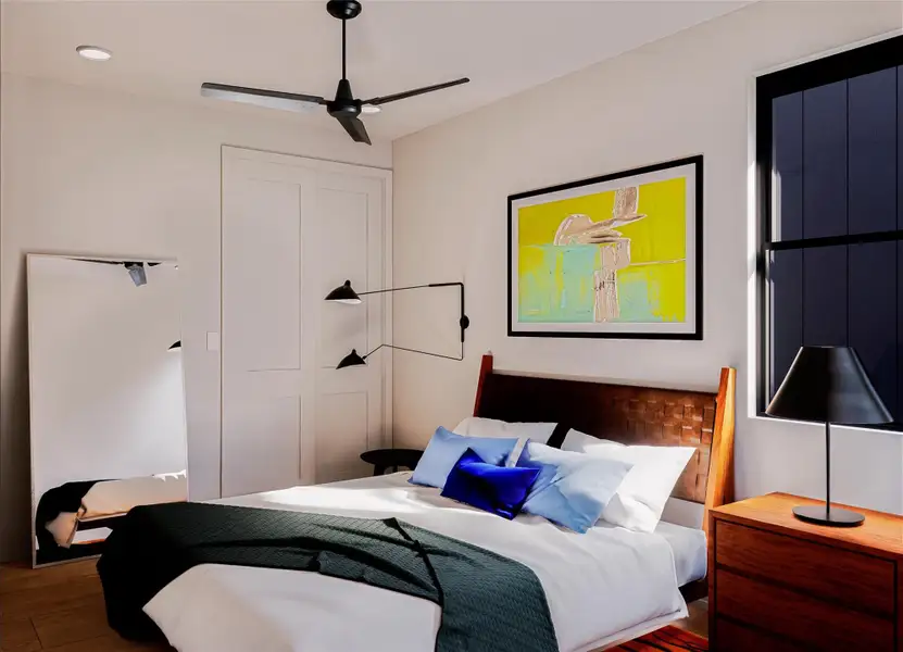 Furnished interior view inside a new home in , Austin (Image 6). Furnished interior view inside a new home in , Austin (Image 6).