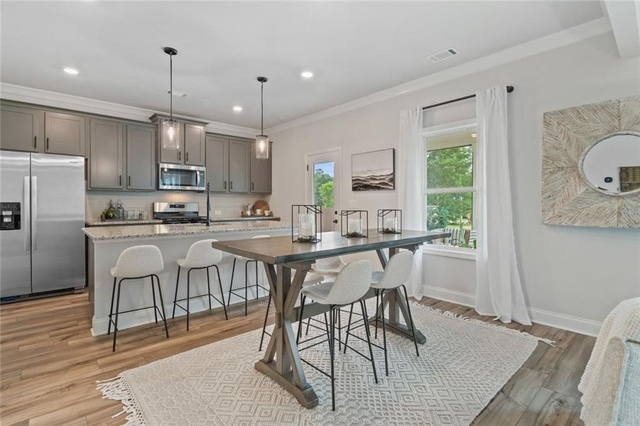 Furnished interior view inside a new home in Summerlin, Winder (Image 6).