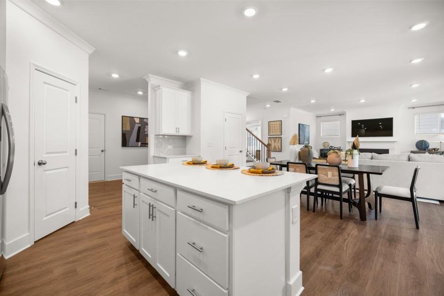 Furnished interior view inside a new home in Wellington Estates, Madison (Image 33).