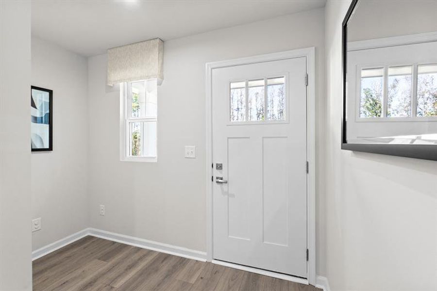 Representative unfurnished interior of a home built from the Fairview by Ryan Homes in Oakwood Trace, Fairburn (Image 20).
