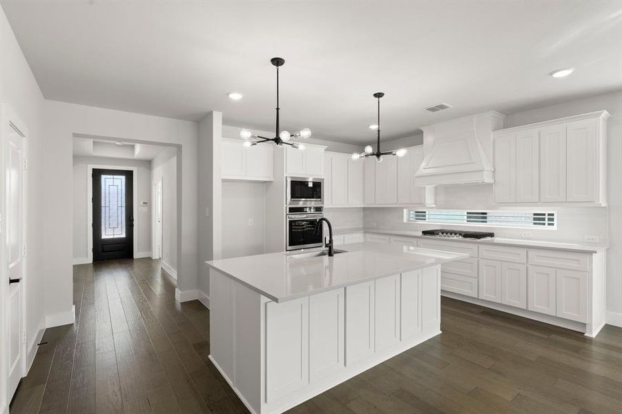 Furnished interior view inside a new home in Trails at Cottonwood Creek, Rowlett (Image 7).