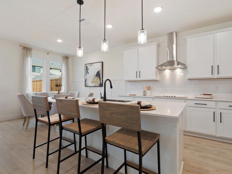 Furnished interior view inside a new home in Lake Park Villas, Wylie (Image 11). Furnished interior view inside a new home in Lake Park Villas, Wylie (Image 11).