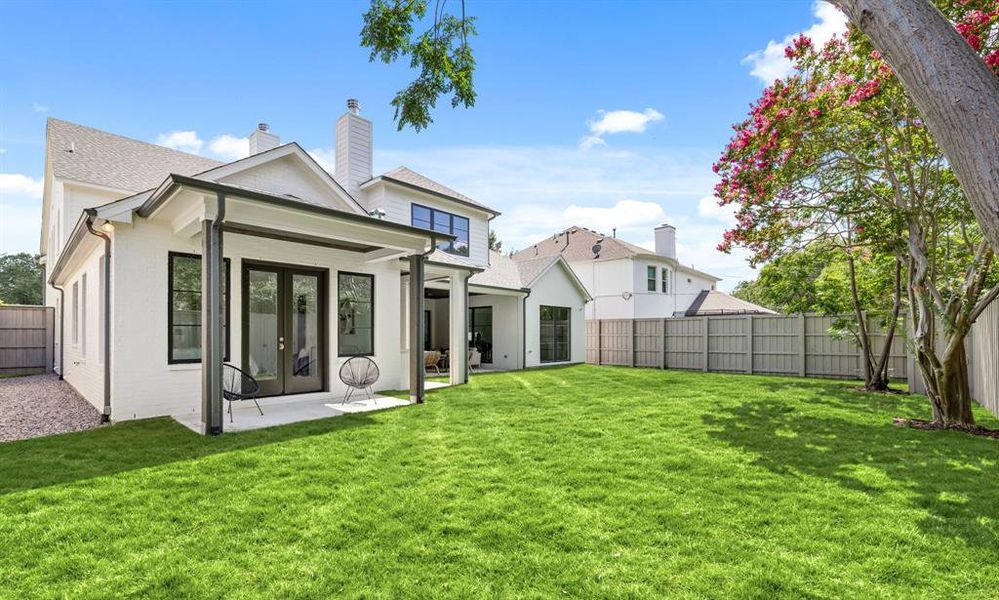 Exterior details and patio area of a home in , Dallas (Image 22). Exterior details and patio area of a home in , Dallas (Image 22).