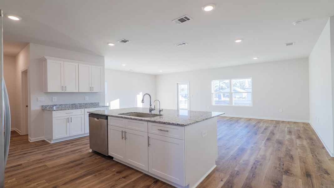 Furnished interior view inside a new home in Greystone, Crawfordville (Image 3). Furnished interior view inside a new home in Greystone, Crawfordville (Image 3).