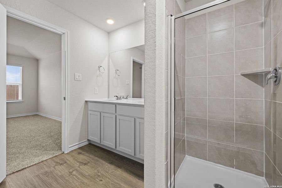 Furnished interior view inside a new home in Avenida, Converse (Image 7). Furnished interior view inside a new home in Avenida, Converse (Image 7).