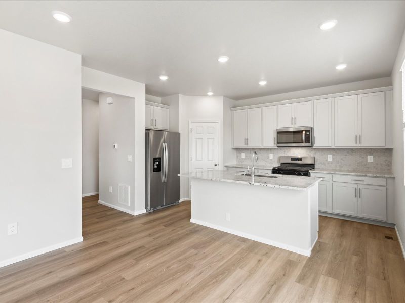 Furnished interior view inside a new home in Westgate, Greeley (Image 3).