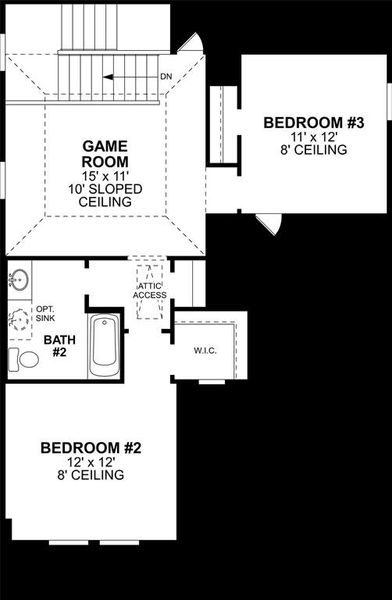 2D floor plan layout of this home in Sanderos, Fort Worth, TX (Image 2). 2D floor plan layout of this home in Sanderos, Fort Worth, TX (Image 2).