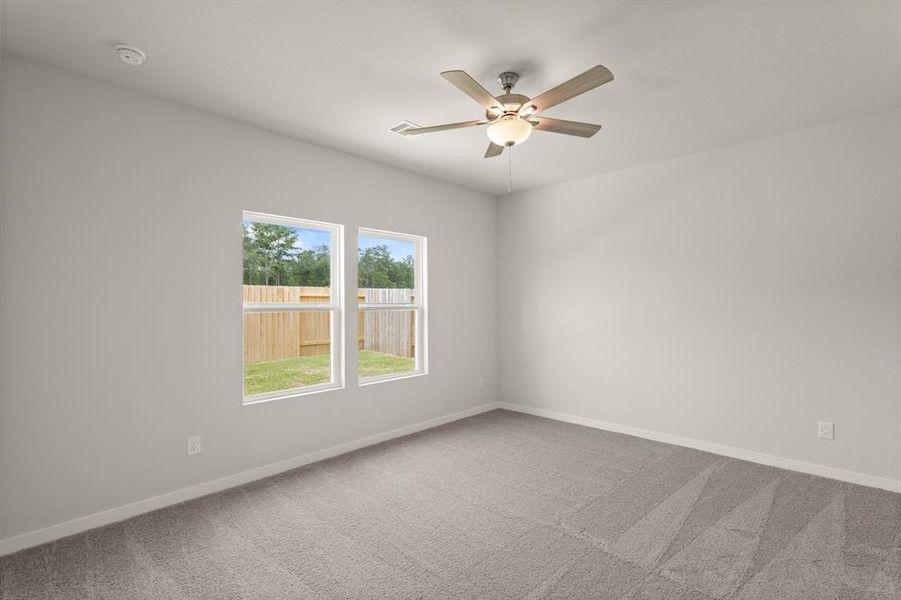 Spacious, unfurnished interior of a new home in Crockett Meadows, Conroe (Image 23). Spacious, unfurnished interior of a new home in Crockett Meadows, Conroe (Image 23).