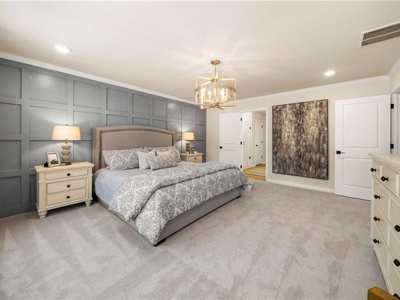 Furnished interior view inside a new home in Riverwood, Dallas (Image 48).