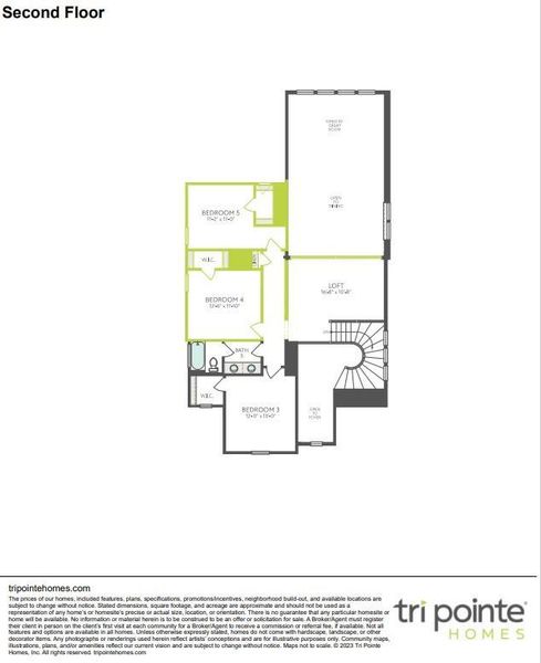 2D floor plan layout of this home in Woodson’s Reserve, Spring, TX (Image 4). 2D floor plan layout of this home in Woodson’s Reserve, Spring, TX (Image 4).