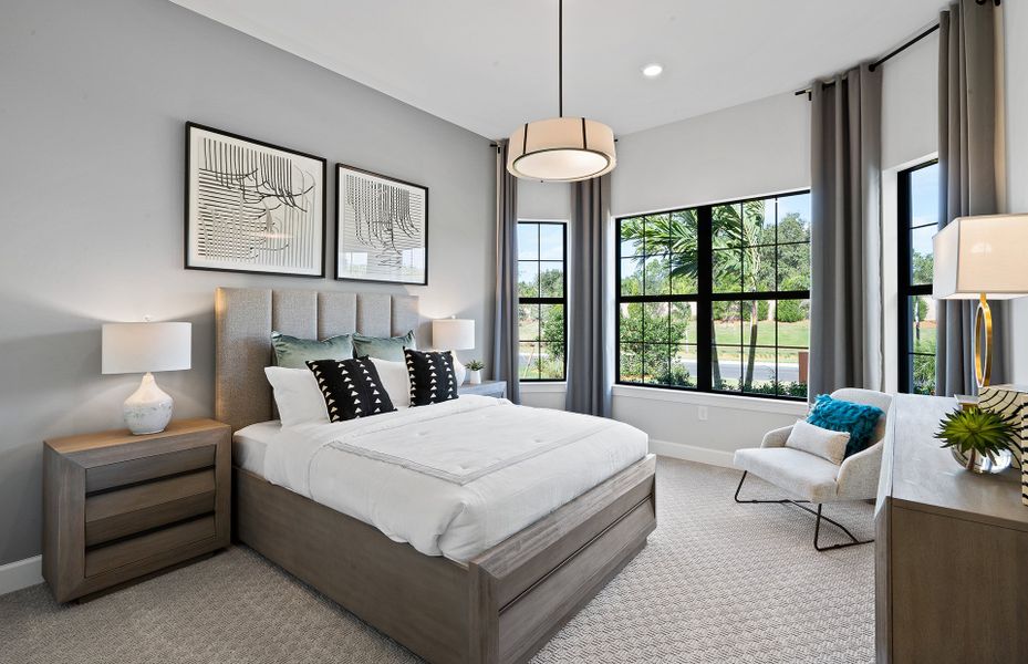 Furnished interior view inside a new home in Del Webb Naples, Immokalee (Image 8).
