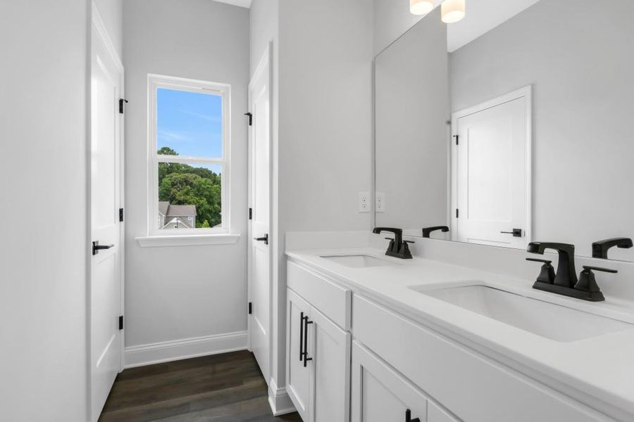 Furnished interior view inside a new home in Maddox Landing, Hoschton (Image 14).