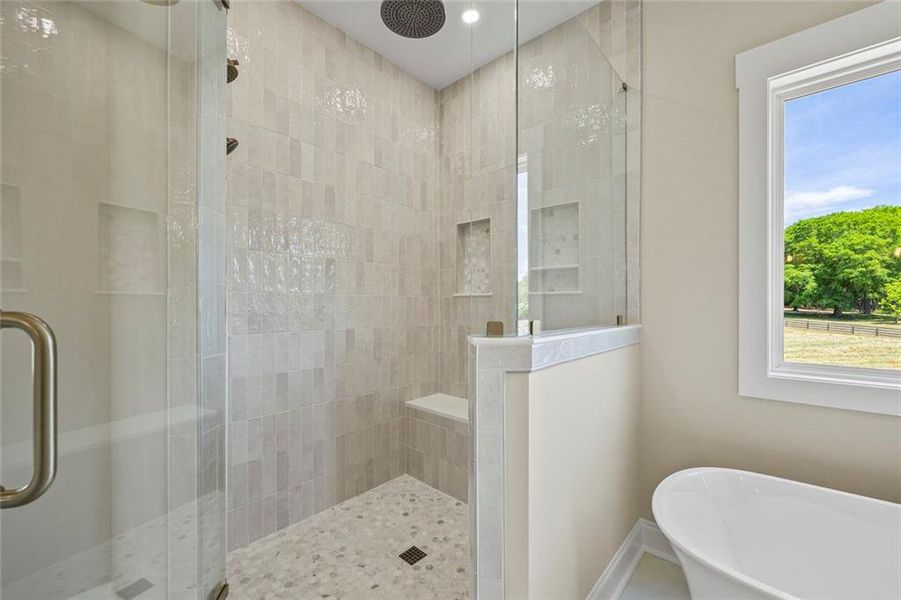 Furnished interior view inside a new home in , Monroe (Image 15).