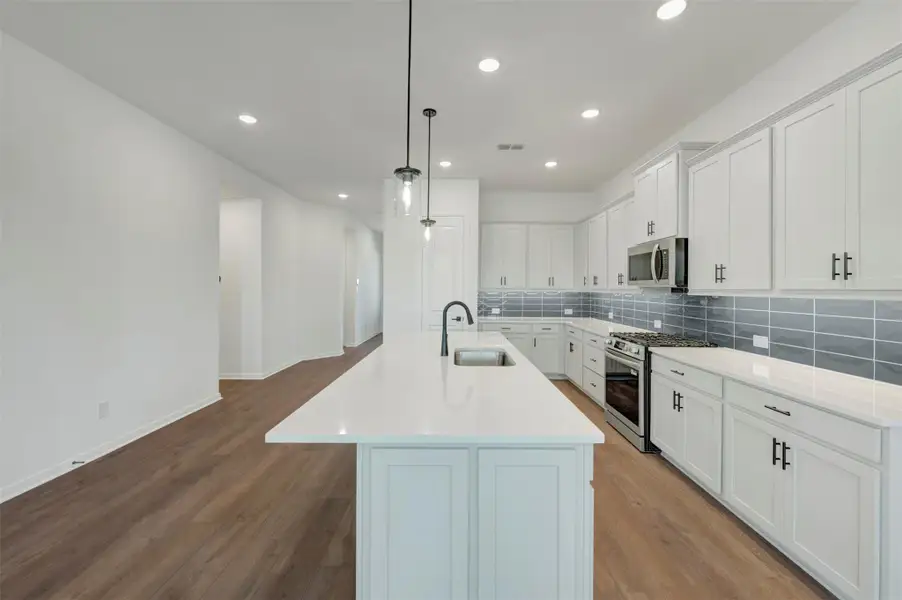 Furnished interior view inside a new home in Oakwood Estates, Waller (Image 9). Furnished interior view inside a new home in Oakwood Estates, Waller (Image 9).