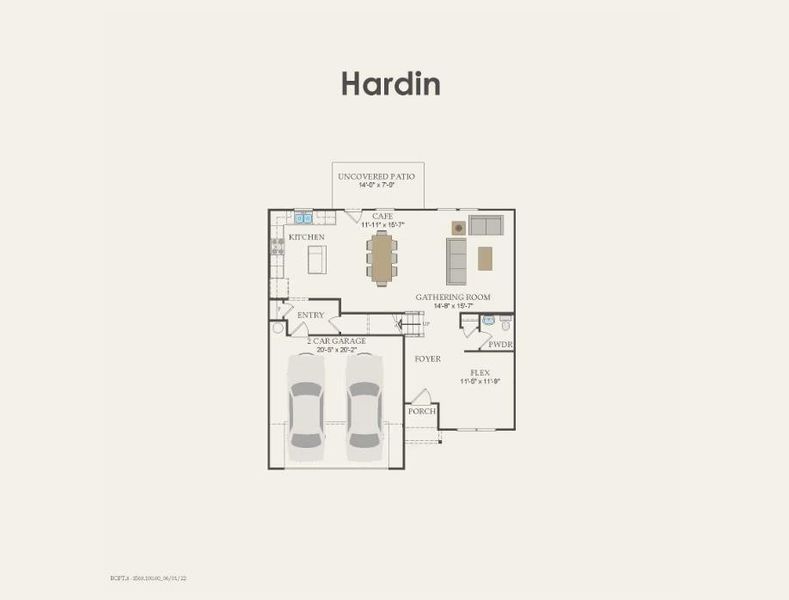 Pulte Homes, Hardin floor plan