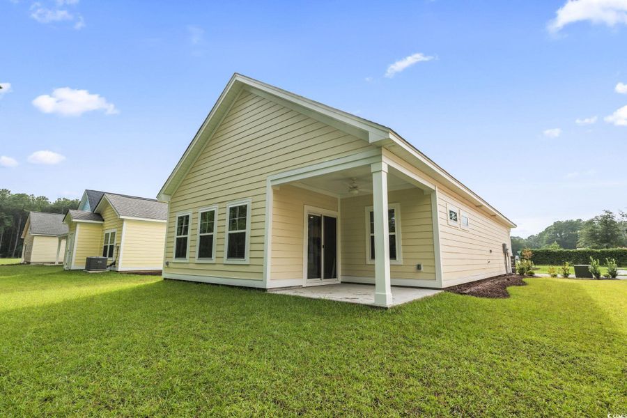 Exterior details and patio area of a home in White Oak Estates, Conway (Image 18).