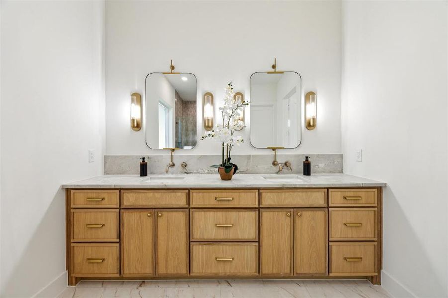 Furnished interior view inside a new home in , Dallas (Image 5).