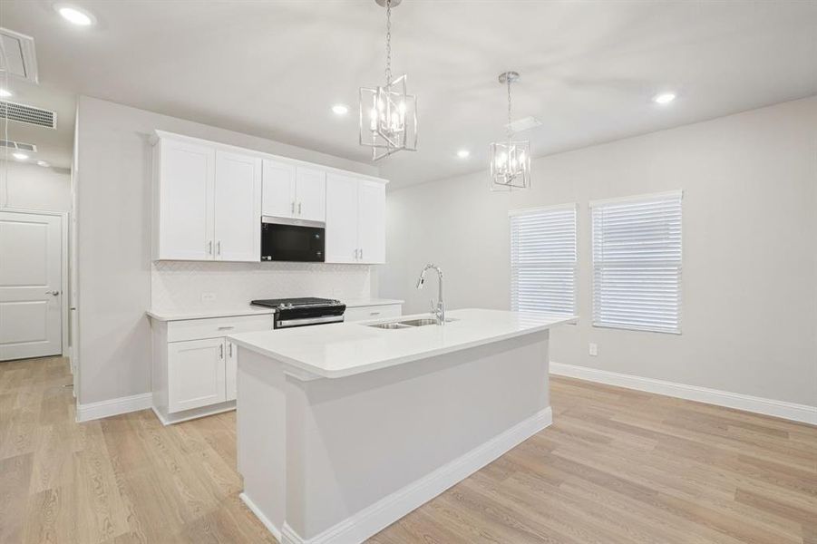Furnished interior view inside a new home in Parks at Foster Crossing - Spring Series, Anna (Image 7).