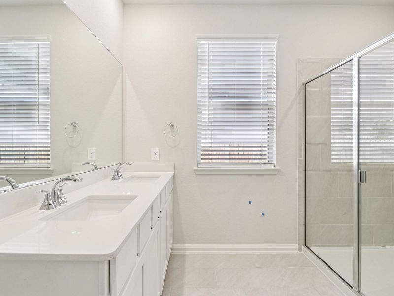 Furnished interior view inside a new home in Comanche Ridge, San Antonio (Image 10).