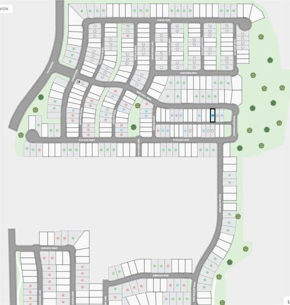 Front exterior of a new home in Cross Creek Meadows 40s, Celina, TX, highlighting curb appeal (Image 22).