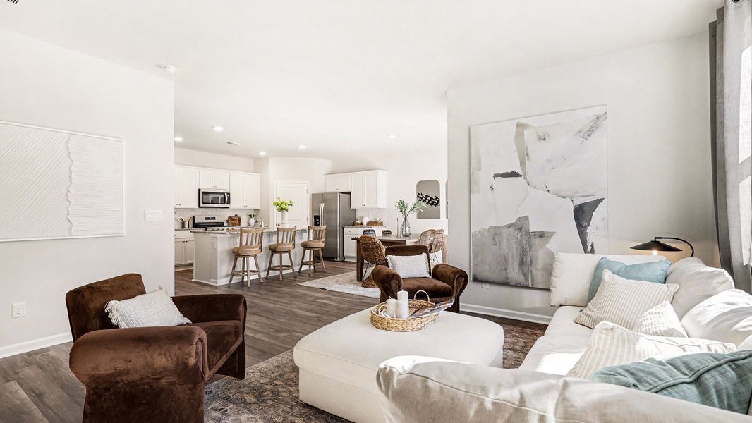 Furnished interior view inside a new home in Sandridge Park, Little River (Image 8).