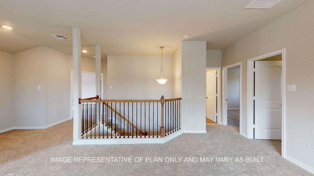 Spacious, unfurnished interior of a new home in Three Creeks - Colt Creek, Belton (Image 28). Spacious, unfurnished interior of a new home in Three Creeks - Colt Creek, Belton (Image 28).