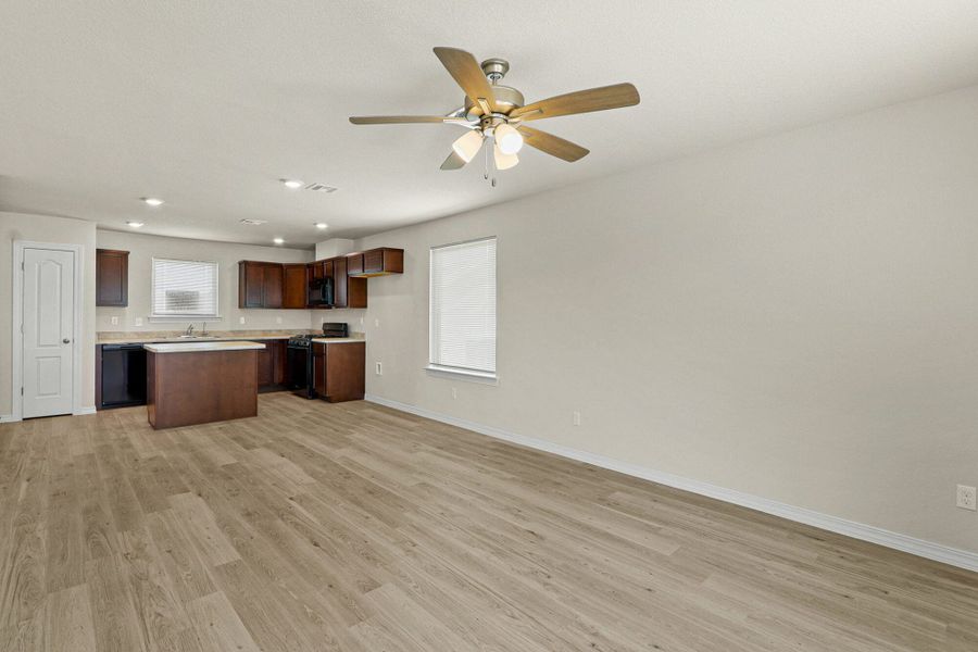 Representative furnished interior of a home built from the Waco by View Homes in Rancho Desierto Bello, Horizon City (Image 6).