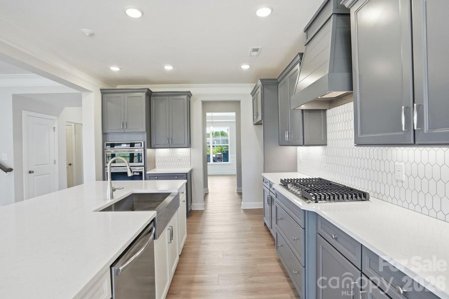 Furnished interior view inside a new home in Robinson Oaks, Gastonia (Image 12).
