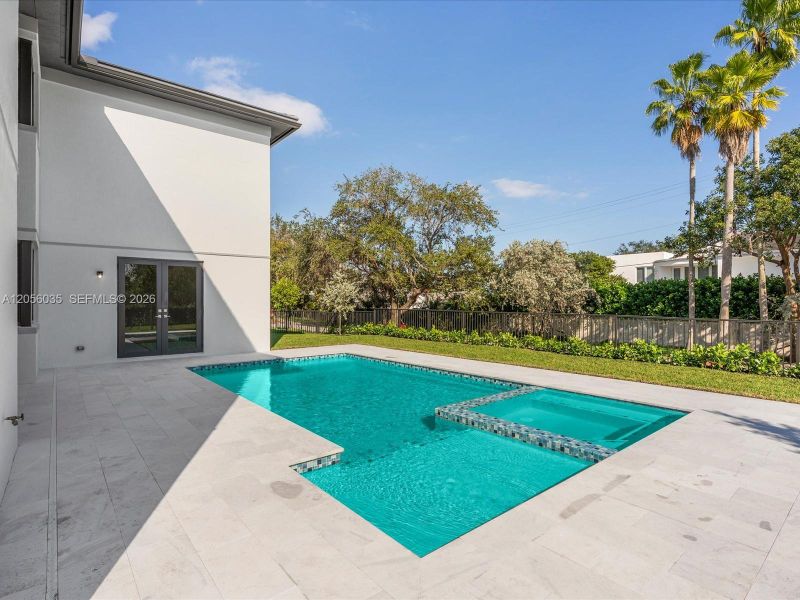 Exterior details and patio area of a home in , Miami (Image 37). Exterior details and patio area of a home in , Miami (Image 37).