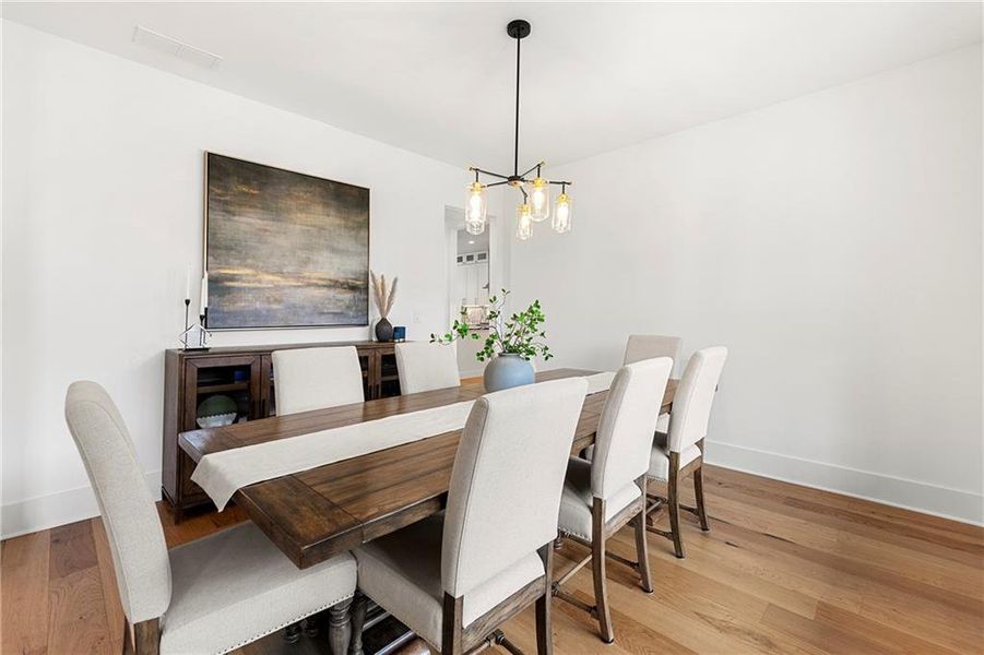 Furnished interior view inside a new home in , Dacula (Image 14).