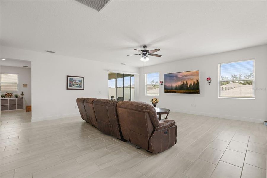 Furnished interior view inside a new home in Beresford Woods, Deland (Image 6). Furnished interior view inside a new home in Beresford Woods, Deland (Image 6).