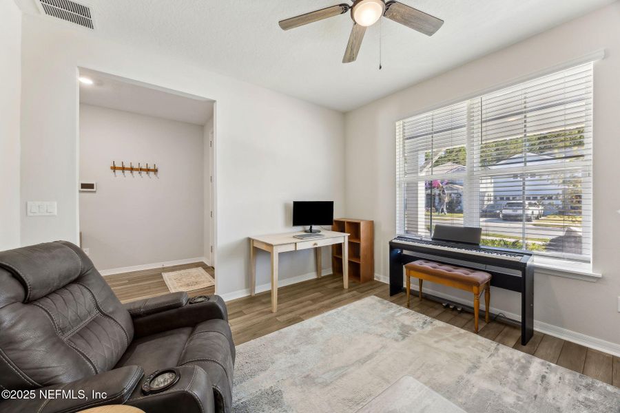Furnished interior view inside a new home in Forest Park at Wildlight, Yulee (Image 34). Furnished interior view inside a new home in Forest Park at Wildlight, Yulee (Image 34).