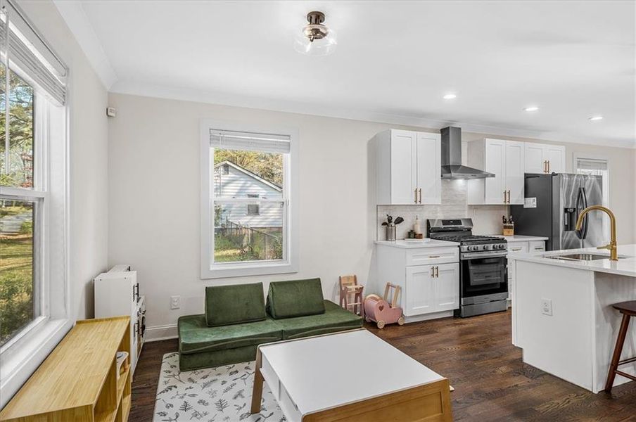 Furnished interior view inside a new home in , Scottdale (Image 14).