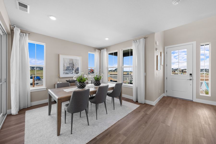 Furnished interior view inside a new home in Trumark Homes at Sterling Ranch, Littleton (Image 4).