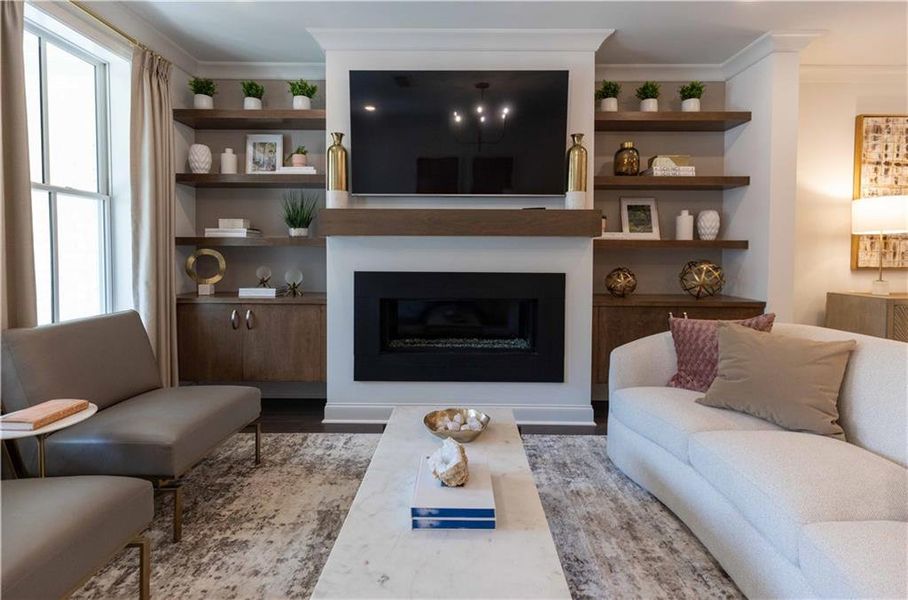 Furnished interior view inside a new home in , Peachtree Corners (Image 9).