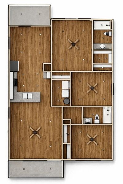 2D floor plan layout of this home in , Madisonville, TX (Image 2). 2D floor plan layout of this home in , Madisonville, TX (Image 2).