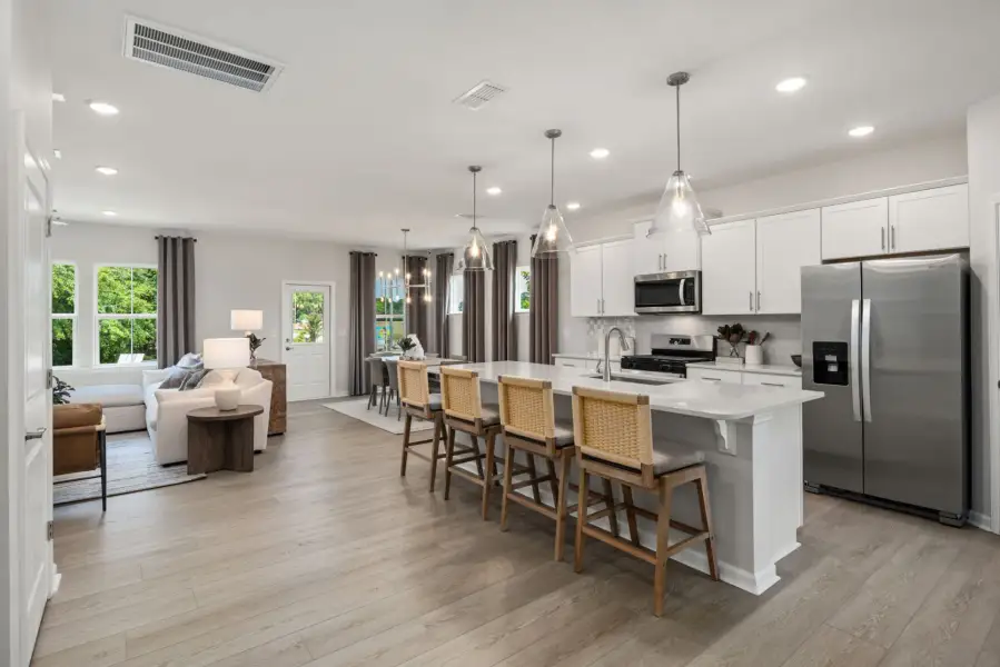 Furnished interior view inside a new home in Cambria, Garner (Image 14).