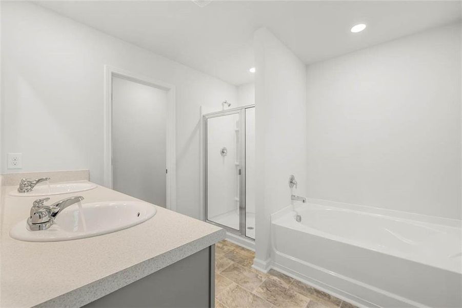 Furnished interior view inside a new home in Shoal Creek, Hampton (Image 6).